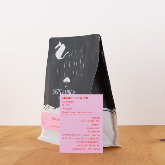 September - Kolumbien - Monkaaba - SL-28 - Washed