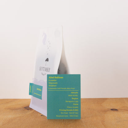 September - Ecuador - Abel Salinas - Mejorado - Washed