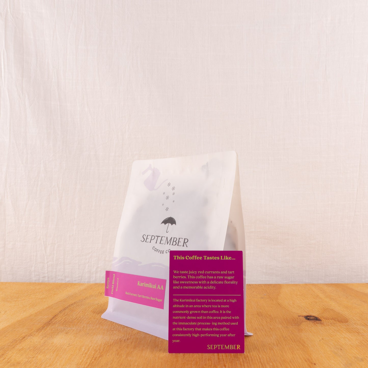 September - Kenya - Karimukui AA - Field Blend - Washed